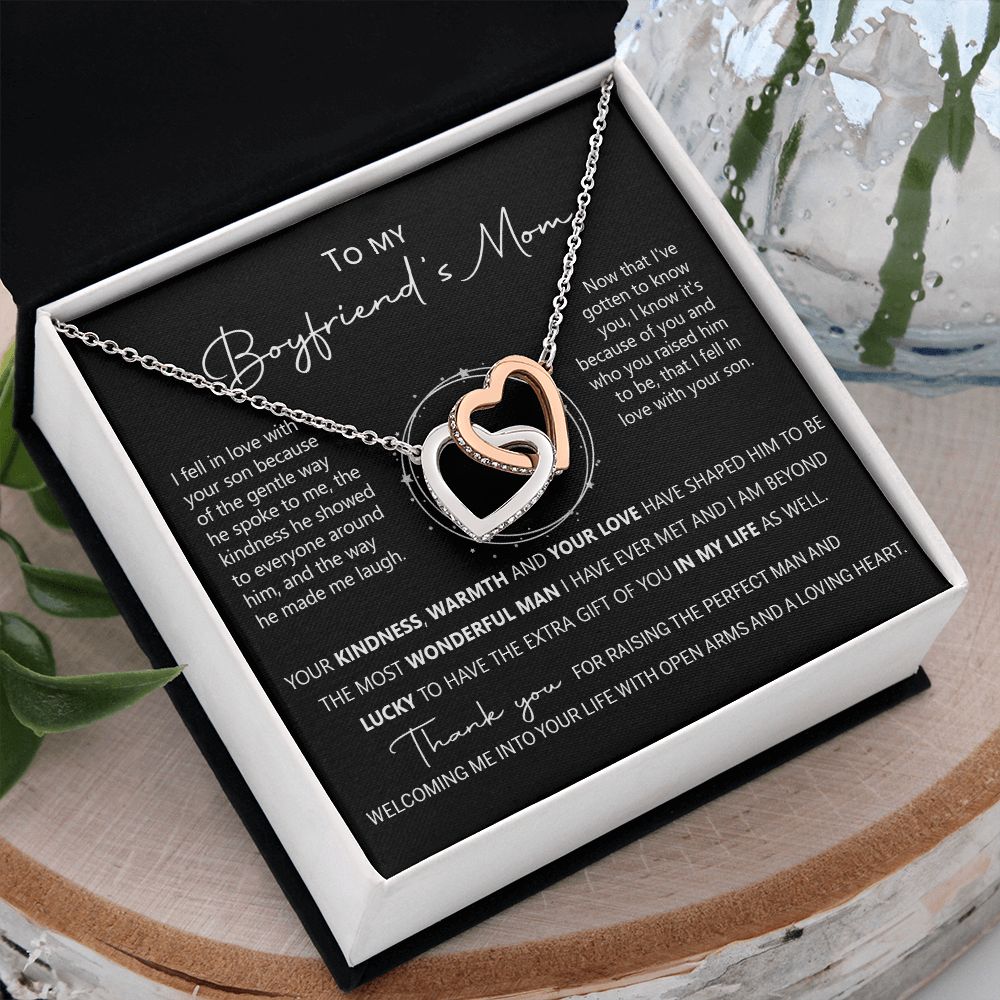 To My Boyfriend Mom Gift Necklace for Boyfriends Mom Gift Mother in Law Jewelry Gift Birthday Gift For Boyfriend's Mom Gift for Boyfriends Mom Gift for Boyfriend's Mom