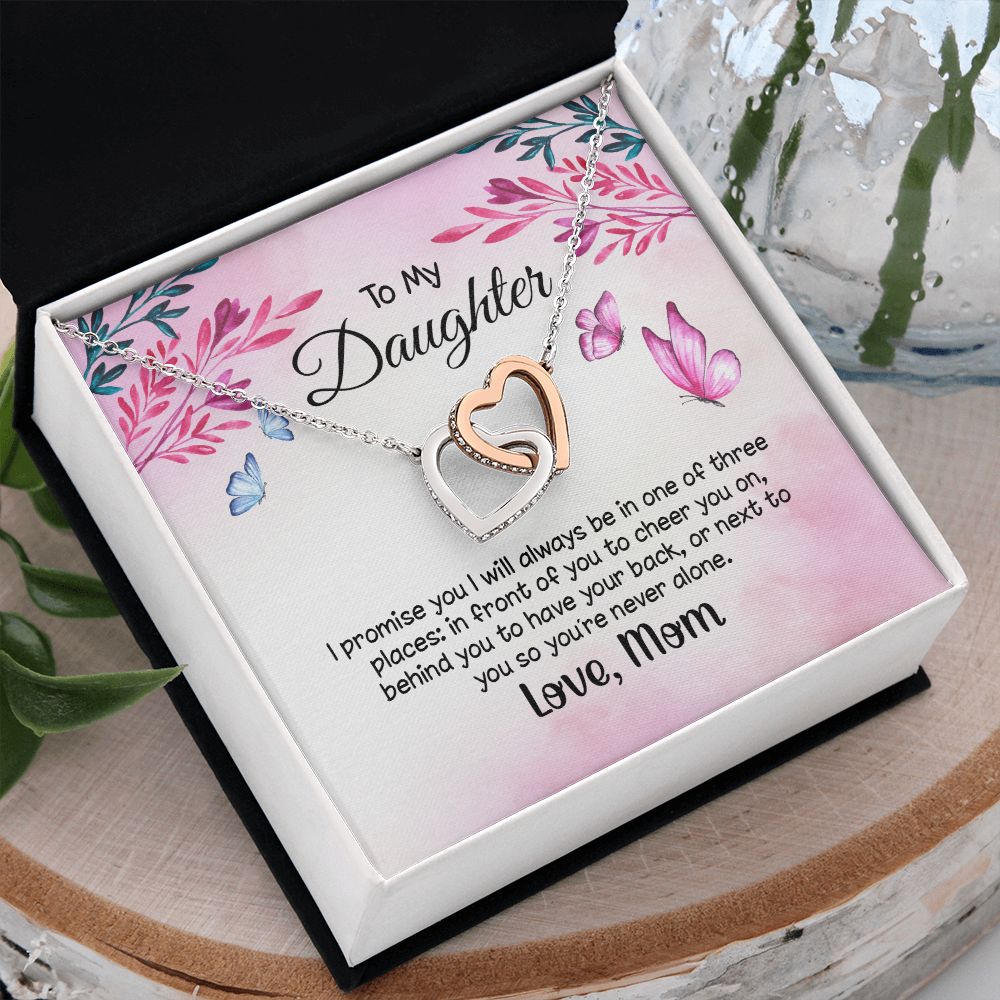 To My Daughter Necklace Gift from Mom, Mother and Daughter Jewelry Necklace for Girls, Mother Daughter Gift Ideas, Jewelry Pendant Necklace