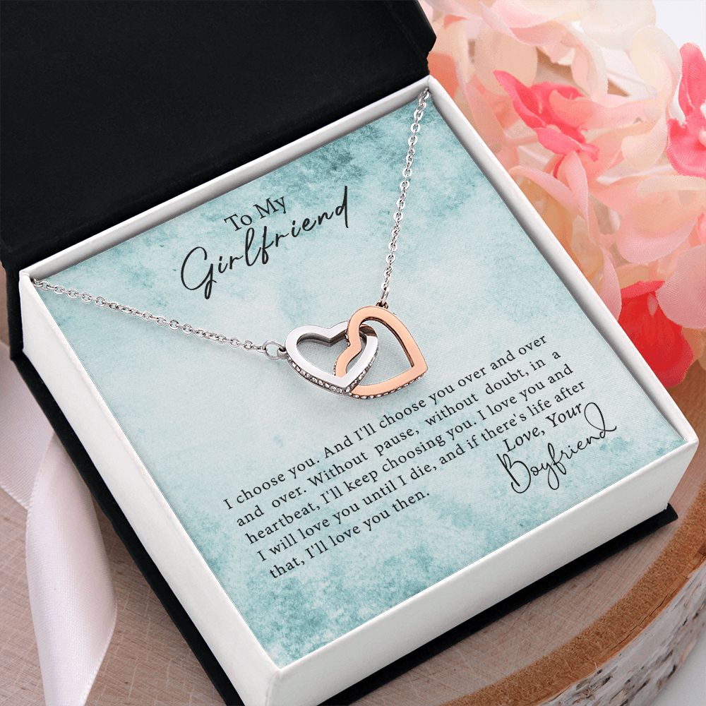 To My Girlfriend Necklace from Boyfriend To My Future Wife Necklace Jewelry For Girlfriend Gift For Girlfriend Gift for Her Romantic Birthday Valentines Day Gift For Girlfriend Gifts Necklaces