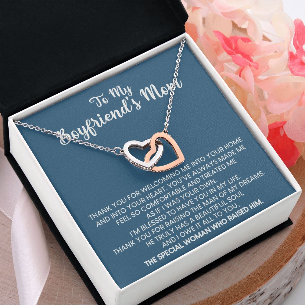To My Boyfriend Mom Gift Necklace for Boyfriends Mom Gift Mother in Law Jewelry Gift Birthday Gift For Boyfriend's Mom Gift for Boyfriends Mom Gift for Boyfriend's Mom