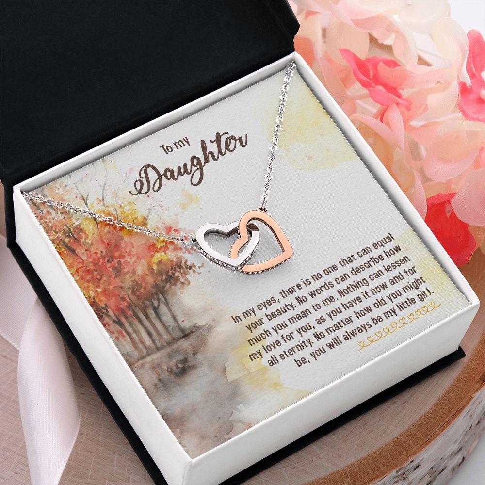 To My Daughter Necklace Gift from Mom, Mother and Daughter Jewelry Necklace for Girls, Mother Daughter Gift Ideas, Jewelry Pendant Necklace