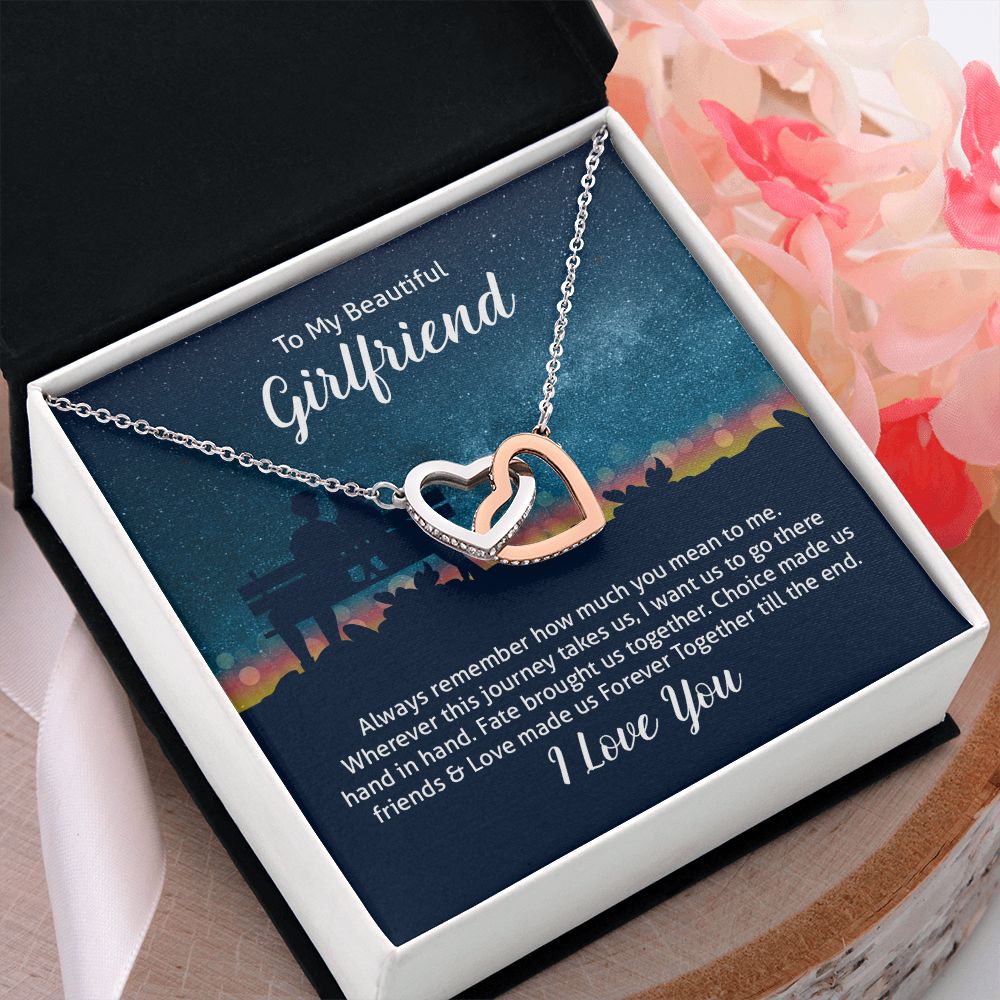 To My Girlfriend Necklace from Boyfriend To My Future Wife Necklace Jewelry For Girlfriend Gift For Girlfriend Gift for Her Romantic Birthday Valentines Day Gift For Girlfriend Gifts Necklaces