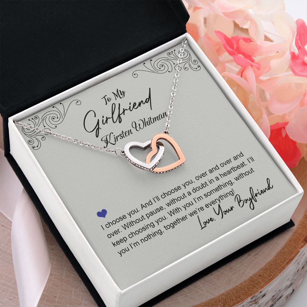 To My Girlfriend Necklace from Boyfriend To My Future Wife Necklace Jewelry For Girlfriend Gift For Girlfriend Gift for Her Romantic Birthday Valentines Day Gift For Girlfriend Gifts Necklaces