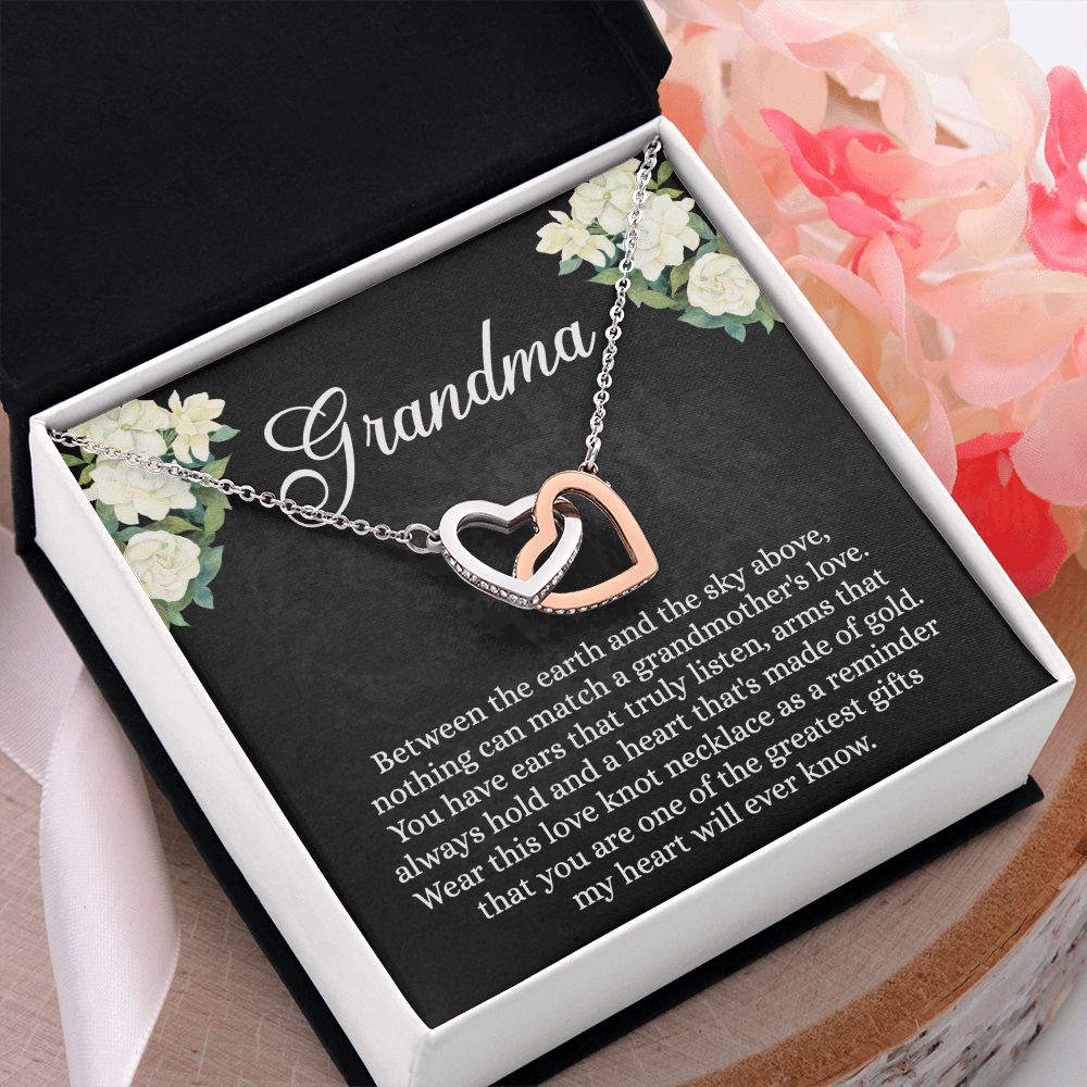To My Grandma Necklace, Gift for Grandmother Necklace, Mothers Day Gift For Grandma Nana, Grandma Jewelry From Grandchildren GrandKids , Jewelry Box Gift For Grandma Grandmother