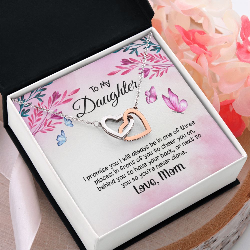 To My Daughter Necklace Gift from Mom, Mother and Daughter Jewelry Necklace for Girls, Mother Daughter Gift Ideas, Jewelry Pendant Necklace