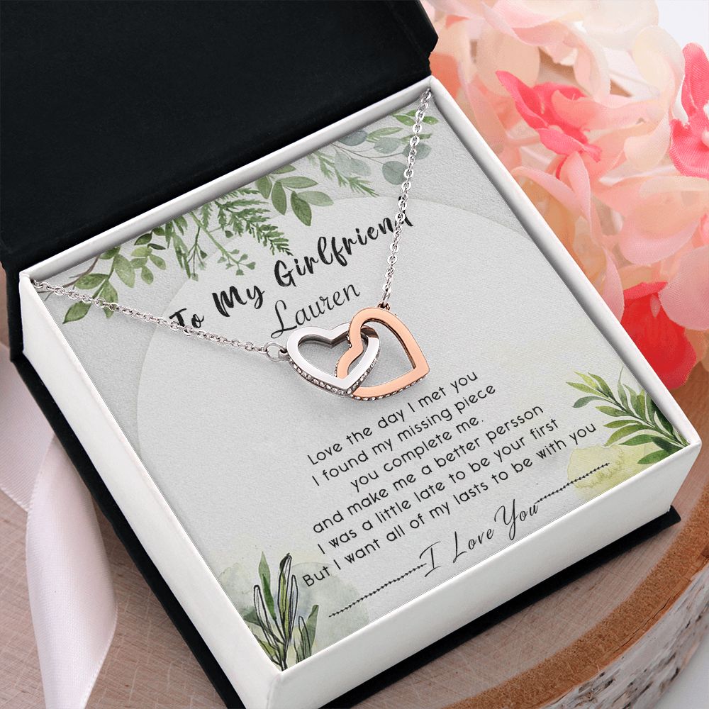 To My Girlfriend Necklace from Boyfriend To My Future Wife Necklace Jewelry For Girlfriend Gift For Girlfriend Gift for Her Romantic Birthday Valentines Day Gift For Girlfriend Gifts Necklaces