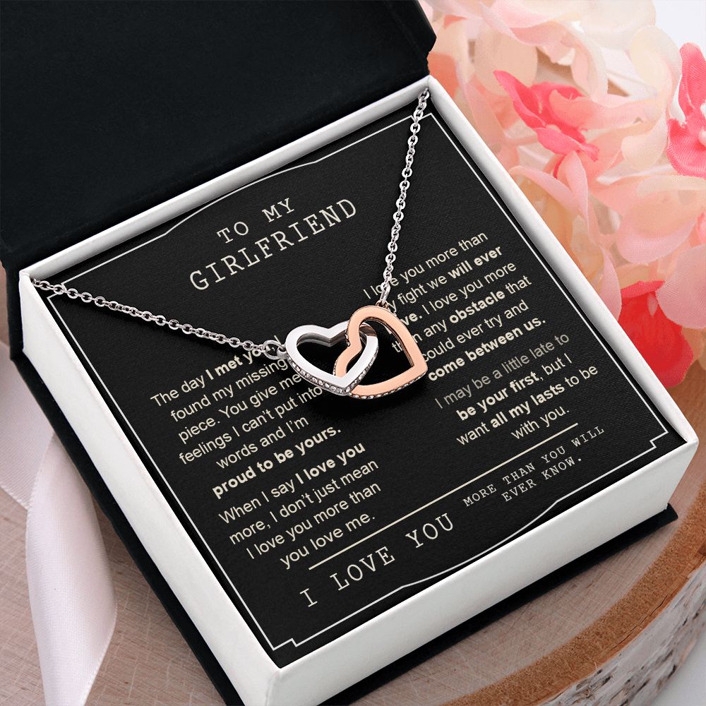 To My Girlfriend Necklace from Boyfriend To My Future Wife Necklace Jewelry For Girlfriend Gift For Girlfriend Gift for Her Romantic Birthday Valentines Day Gift For Girlfriend Gifts Necklaces