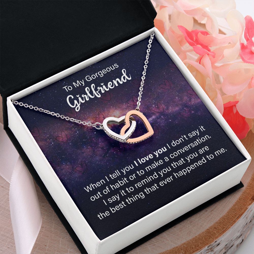 To My Girlfriend Necklace from Boyfriend To My Future Wife Necklace Jewelry For Girlfriend Gift For Girlfriend Gift for Her Romantic Birthday Valentines Day Gift For Girlfriend Gifts Necklaces