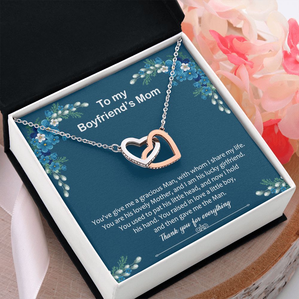 To My Boyfriend Mom Gift Necklace for Boyfriends Mom Gift Mother in Law Jewelry Gift Birthday Gift For Boyfriend's Mom Gift for Boyfriends Mom Gift for Boyfriend's Mom