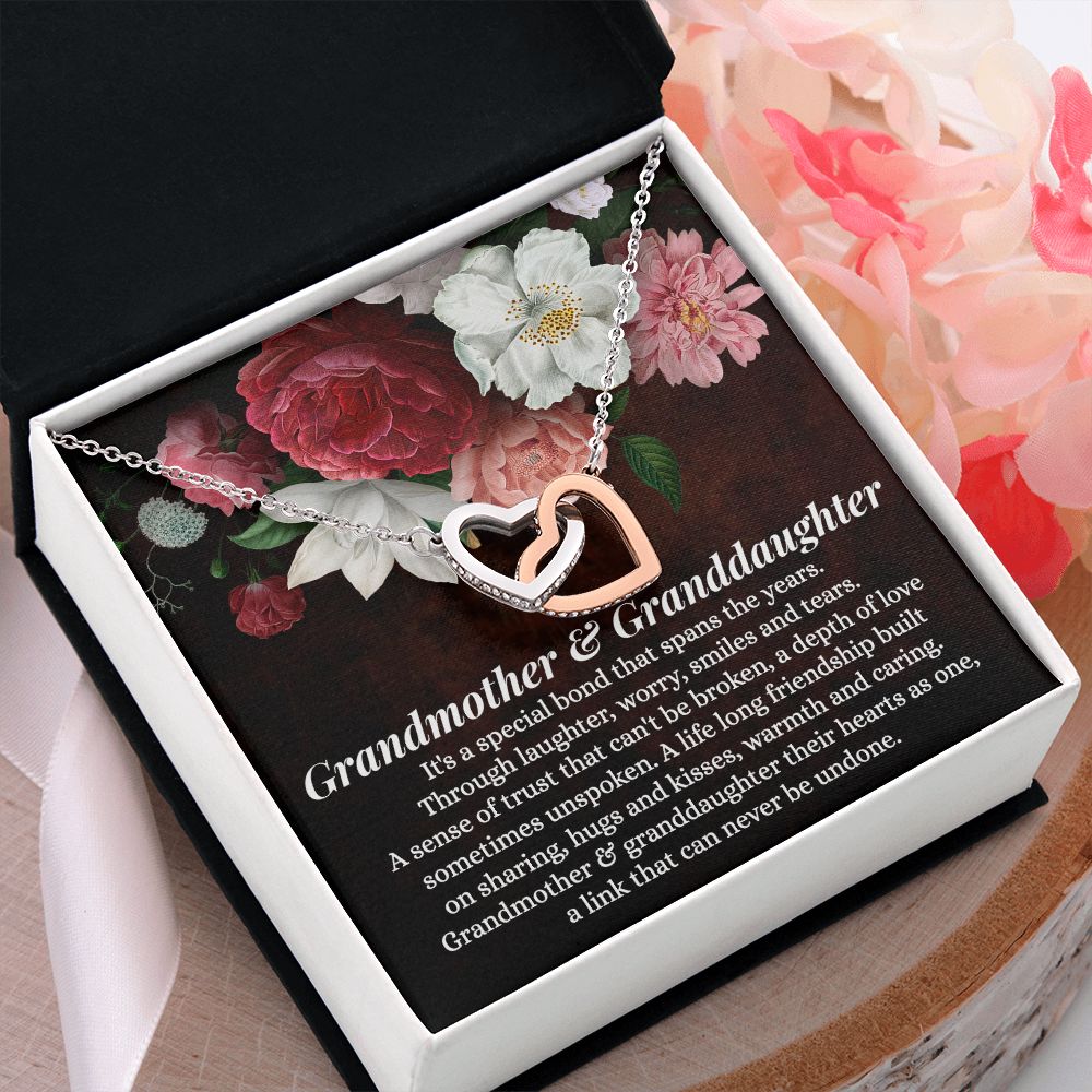 To My Grandma Necklace, Gift for Grandmother Necklace, Mothers Day Gift For Grandma Nana, Grandma Jewelry From Grandchildren GrandKids , Jewelry Box Gift For Grandma Grandmother