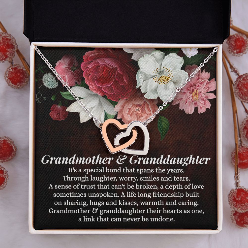 To My Grandma Necklace, Gift for Grandmother Necklace, Mothers Day Gift For Grandma Nana, Grandma Jewelry From Grandchildren GrandKids , Jewelry Box Gift For Grandma Grandmother