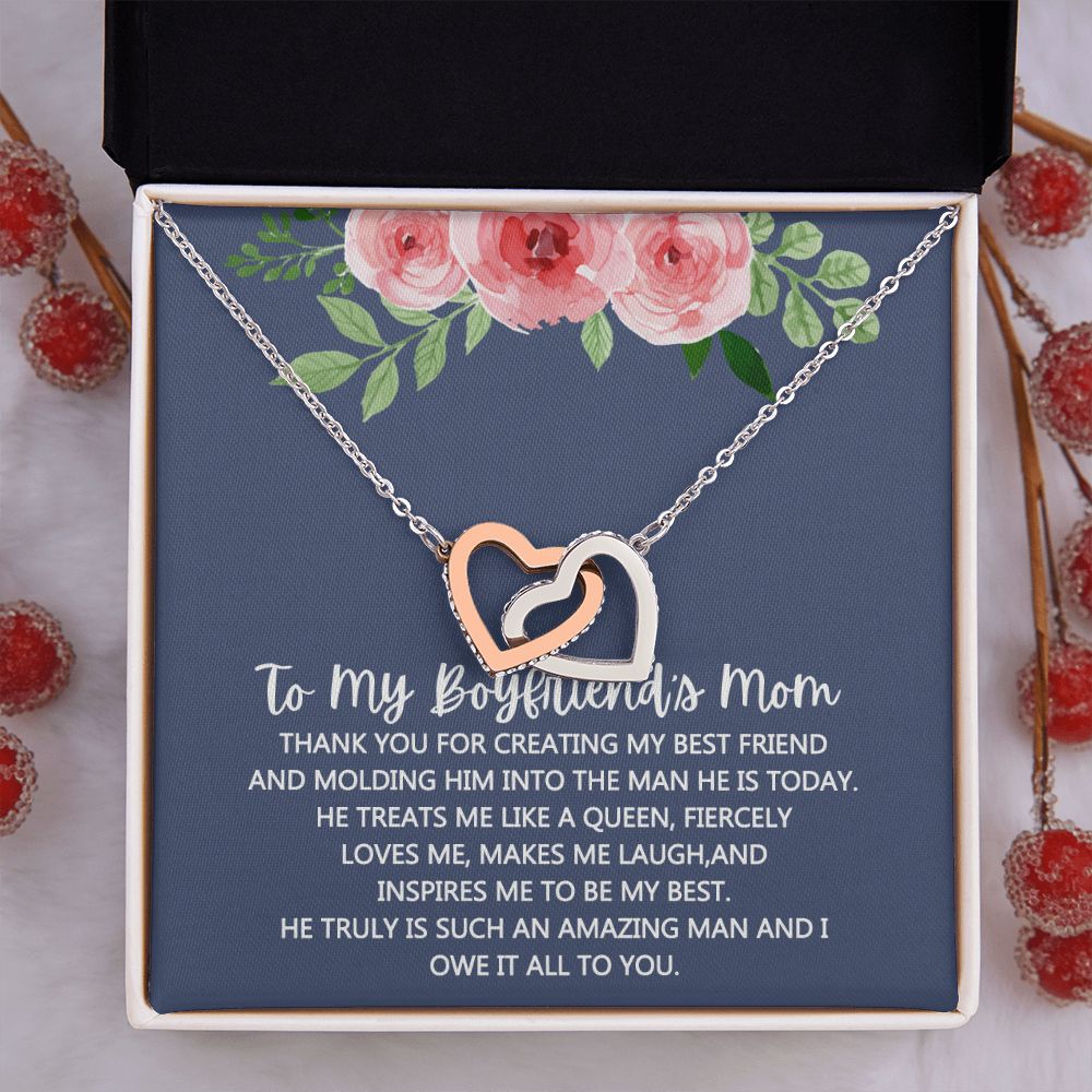 To My Boyfriend Mom Gift Necklace for Boyfriends Mom Gift Mother in Law Jewelry Gift Birthday Gift For Boyfriend's Mom Gift for Boyfriend Mom Gift for Boyfriend's Mom
