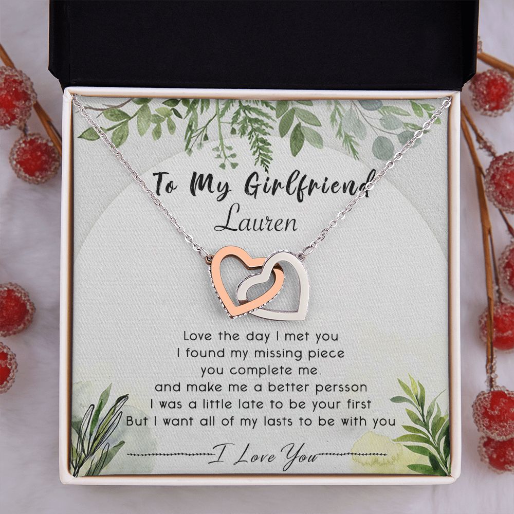 To My Girlfriend Necklace from Boyfriend To My Future Wife Necklace Jewelry For Girlfriend Gift For Girlfriend Gift for Her Romantic Birthday Valentines Day Gift For Girlfriend Gifts Necklaces