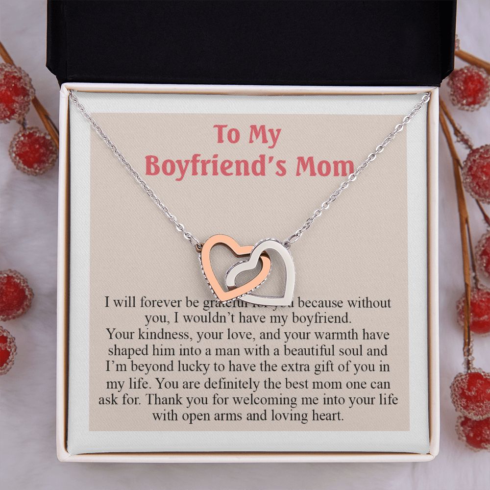 To My Boyfriend Mom Gift Necklace for Boyfriends Mom Gift Mother in Law Jewelry Gift Birthday Gift For Boyfriend's Mom Gift for Boyfriends Mom Gift for Boyfriend's Mom
