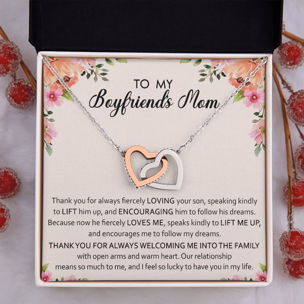 To My Boyfriend Mom Gift Necklace for Boyfriends Mom Gift Mother in Law Jewelry Gift Birthday Gift For Boyfriend's Mom Gift for Boyfriend Mom Gift for Boyfriend's Mom