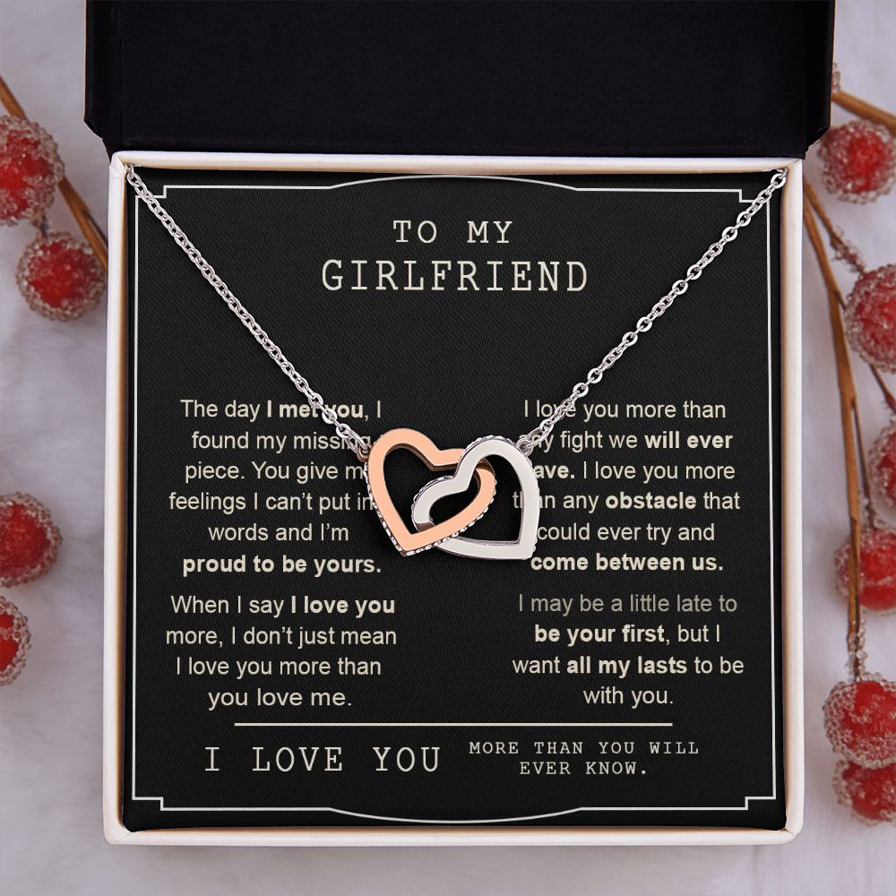 To My Girlfriend Necklace from Boyfriend To My Future Wife Necklace Jewelry For Girlfriend Gift For Girlfriend Gift for Her Romantic Birthday Valentines Day Gift For Girlfriend Gifts Necklaces