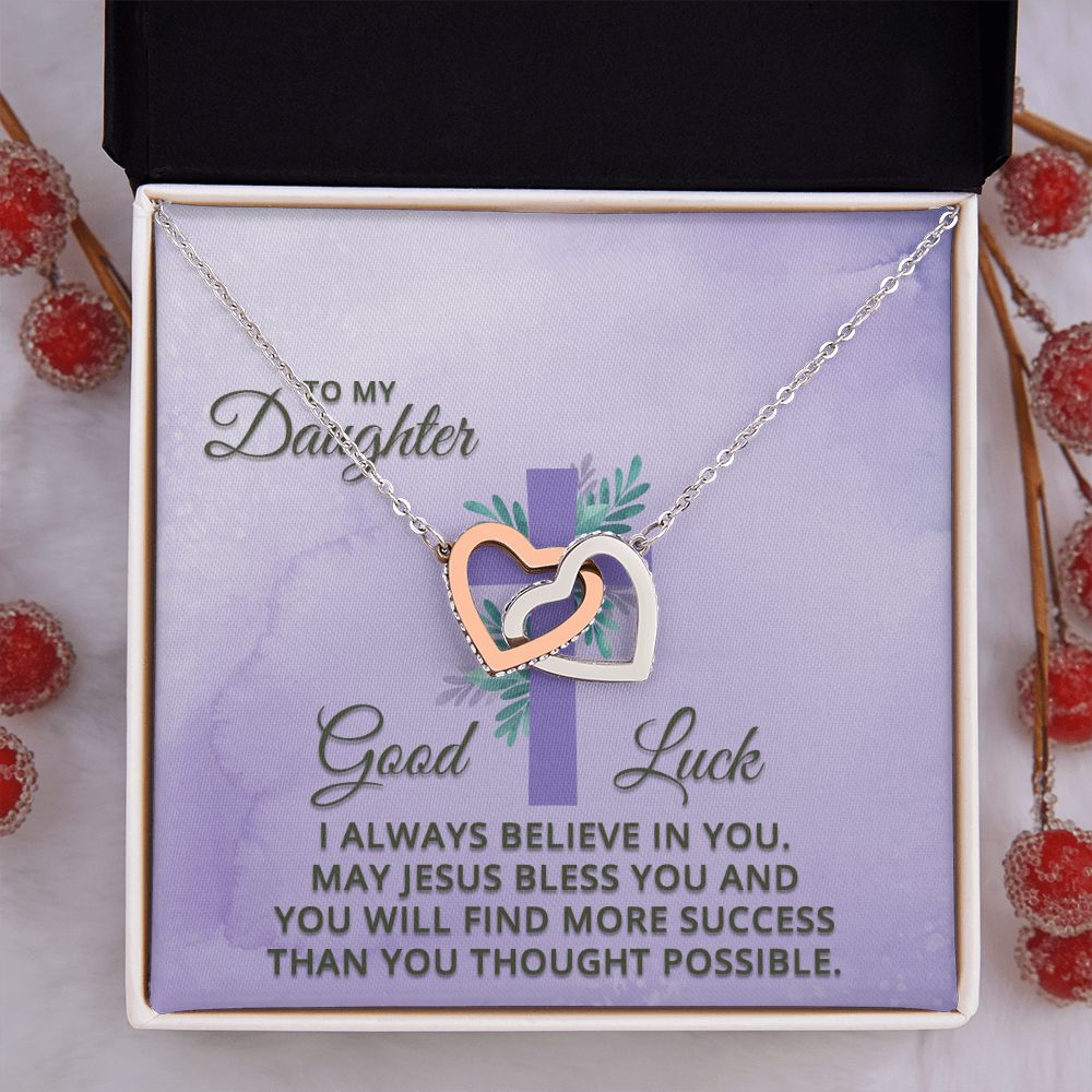 To My Daughter Necklace Gift from Mom, Mother and Daughter Jewelry Necklace for Girls, Mother Daughter Gift Ideas, Jewelry Pendant Necklace