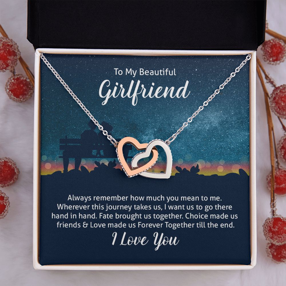 To My Girlfriend Necklace from Boyfriend To My Future Wife Necklace Jewelry For Girlfriend Gift For Girlfriend Gift for Her Romantic Birthday Valentines Day Gift For Girlfriend Gifts Necklaces