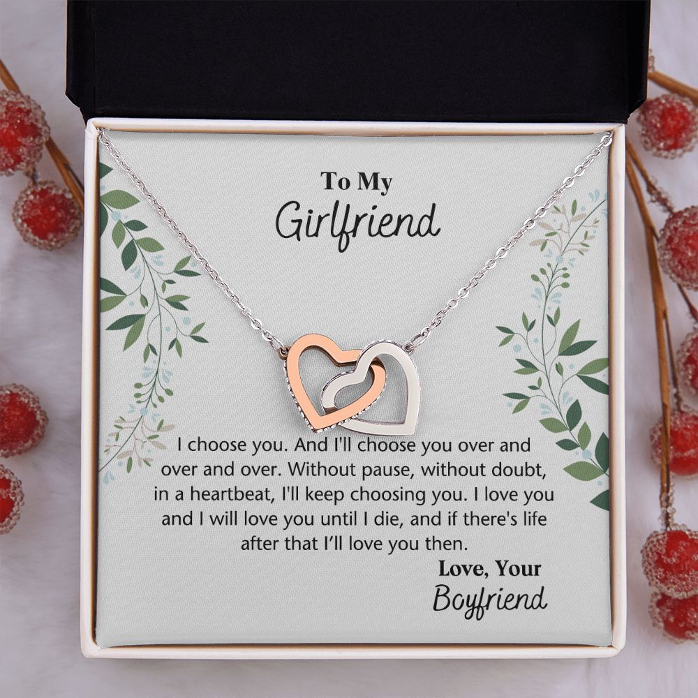 To My Girlfriend Necklace from Boyfriend To My Future Wife Necklace Jewelry For Girlfriend Gift For Girlfriend Gift for Her Romantic Birthday Valentines Day Gift For Girlfriend Gifts Necklaces