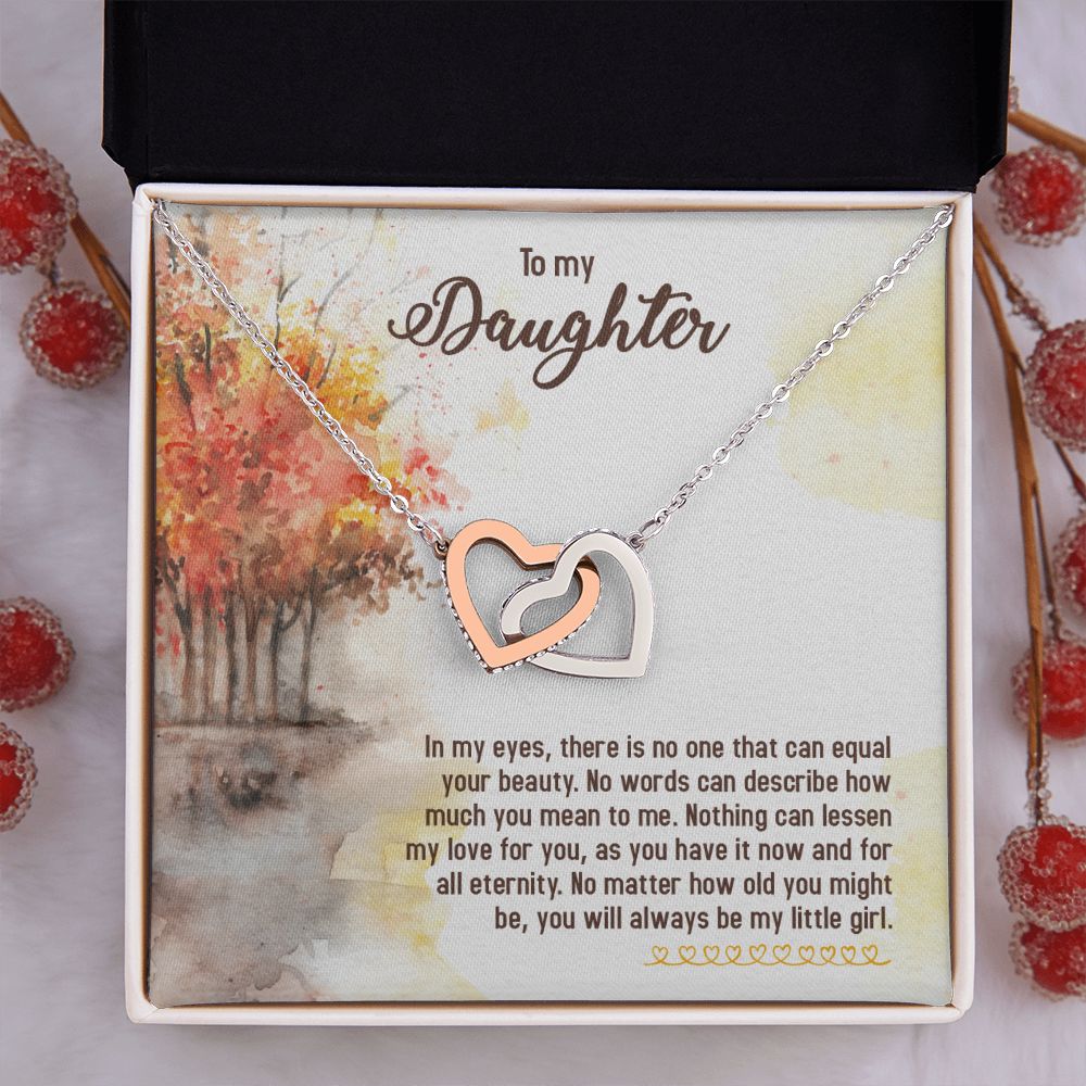 To My Daughter Necklace Gift from Mom, Mother and Daughter Jewelry Necklace for Girls, Mother Daughter Gift Ideas, Jewelry Pendant Necklace
