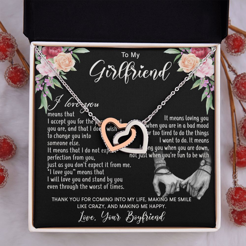 To My Girlfriend Necklace from Boyfriend To My Future Wife Necklace Jewelry For Girlfriend Gift For Girlfriend Gift for Her Romantic Birthday Valentines Day Gift For Girlfriend Gifts Necklaces