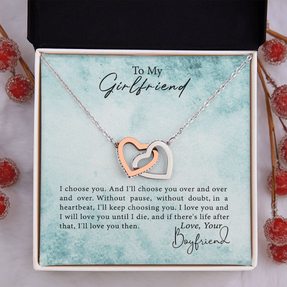 To My Girlfriend Necklace from Boyfriend To My Future Wife Necklace Jewelry For Girlfriend Gift For Girlfriend Gift for Her Romantic Birthday Valentines Day Gift For Girlfriend Gifts Necklaces
