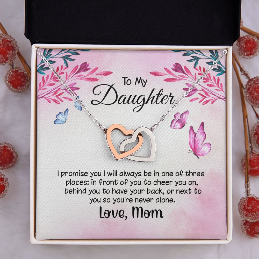 To My Daughter Necklace Gift from Mom, Mother and Daughter Jewelry Necklace for Girls, Mother Daughter Gift Ideas, Jewelry Pendant Necklace