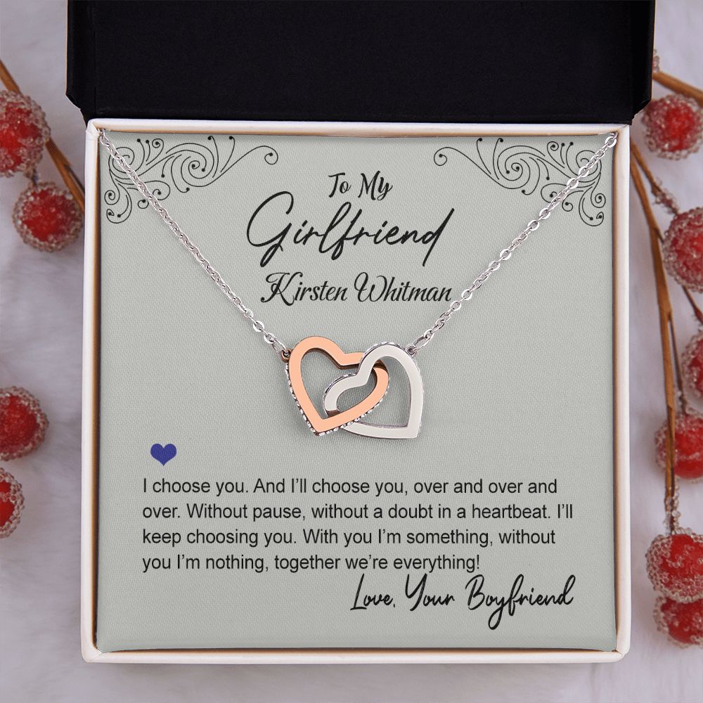 To My Girlfriend Necklace from Boyfriend To My Future Wife Necklace Jewelry For Girlfriend Gift For Girlfriend Gift for Her Romantic Birthday Valentines Day Gift For Girlfriend Gifts Necklaces