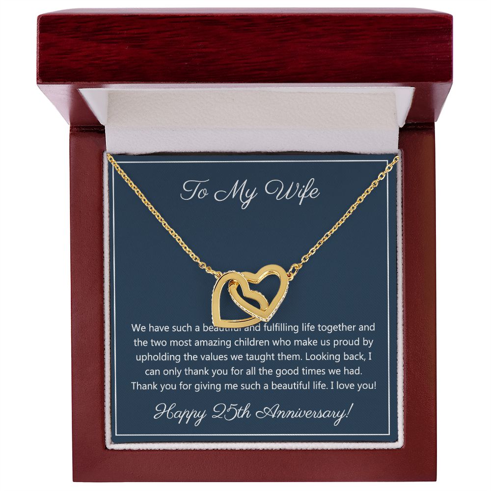 25th Wedding Anniversary Gift For Wife, 25th Anniversary Gifts Gift for Her 175038969605