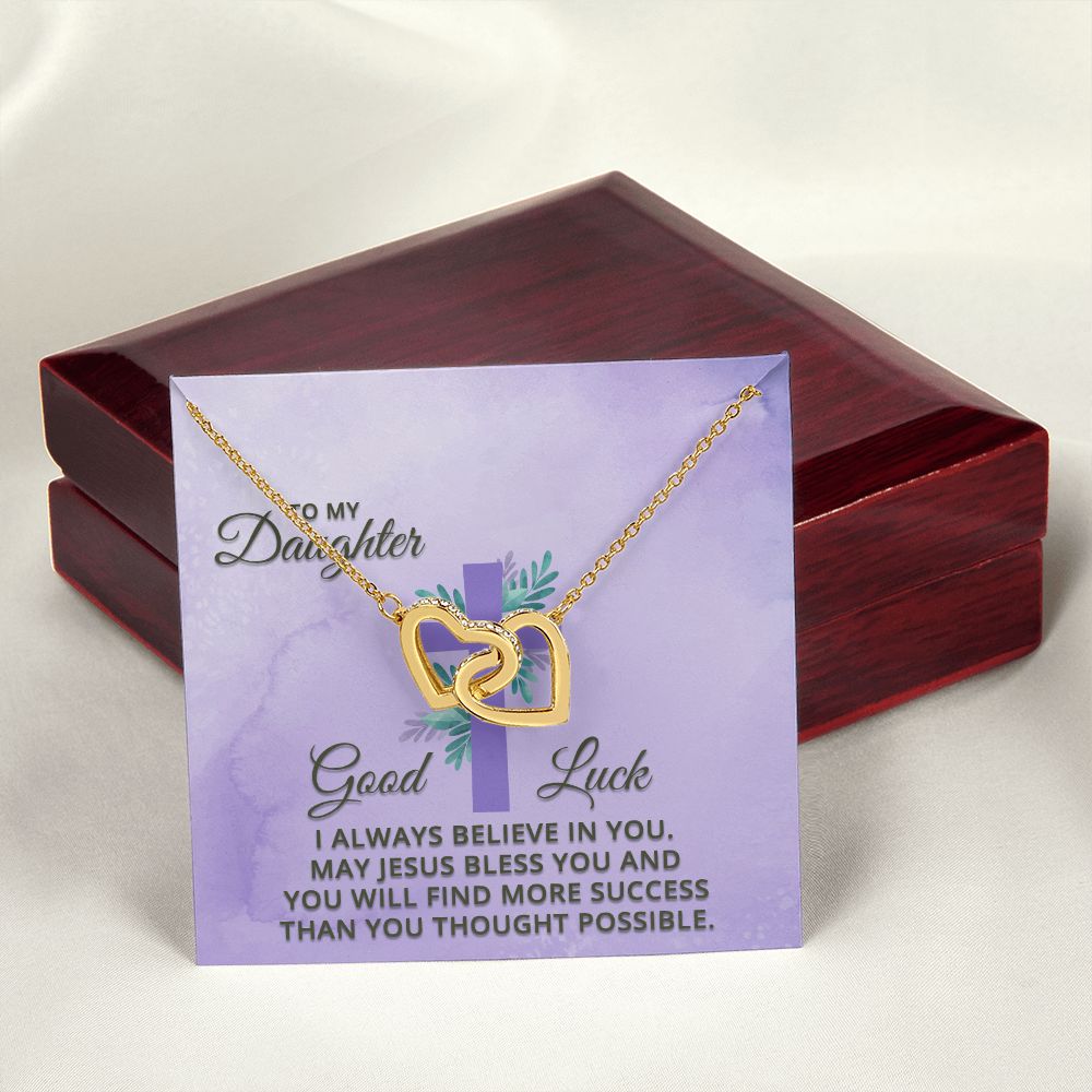 To My Daughter Necklace Gift from Mom, Mother and Daughter Jewelry Necklace for Girls, Mother Daughter Gift Ideas, Jewelry Pendant Necklace