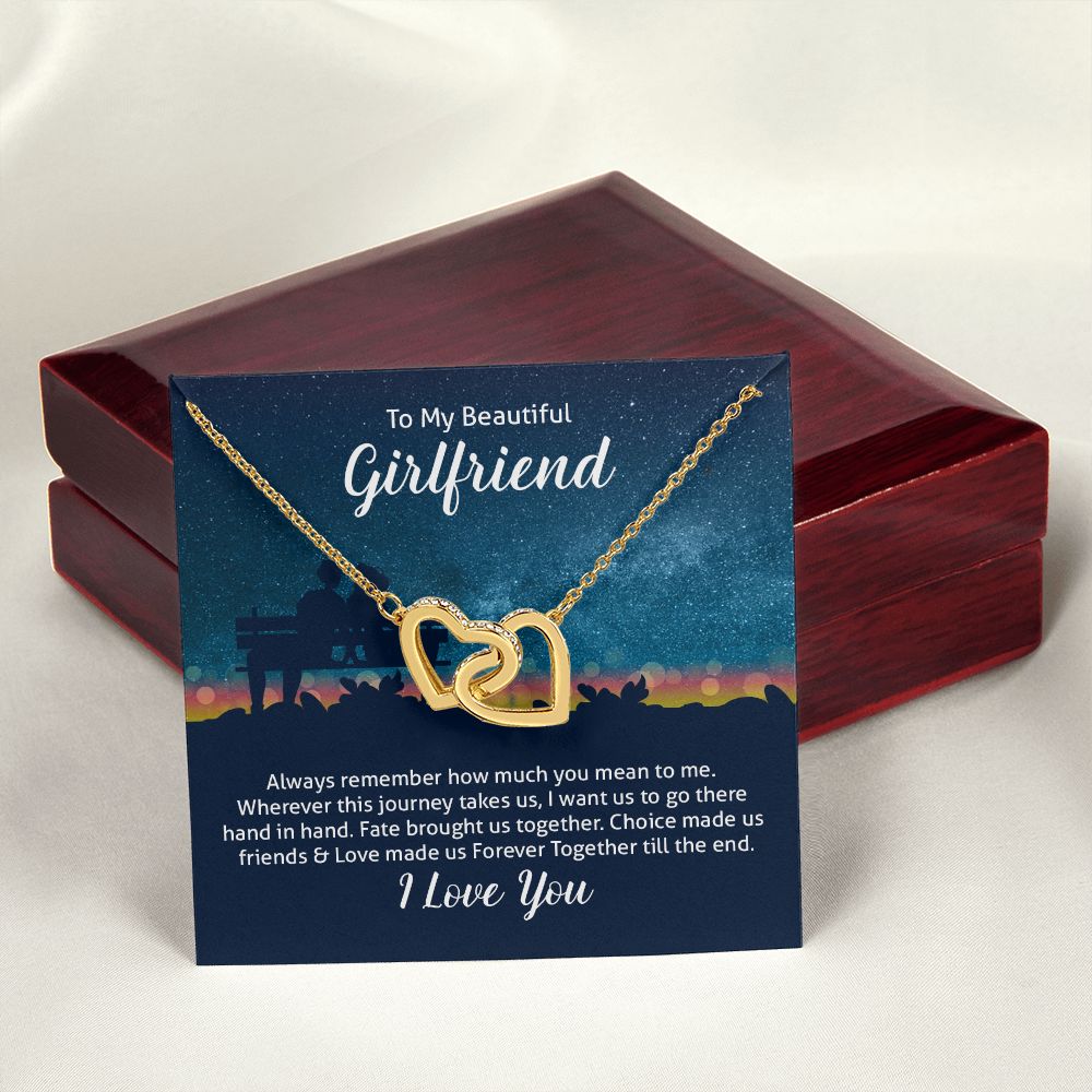 To My Girlfriend Necklace from Boyfriend To My Future Wife Necklace Jewelry For Girlfriend Gift For Girlfriend Gift for Her Romantic Birthday Valentines Day Gift For Girlfriend Gifts Necklaces