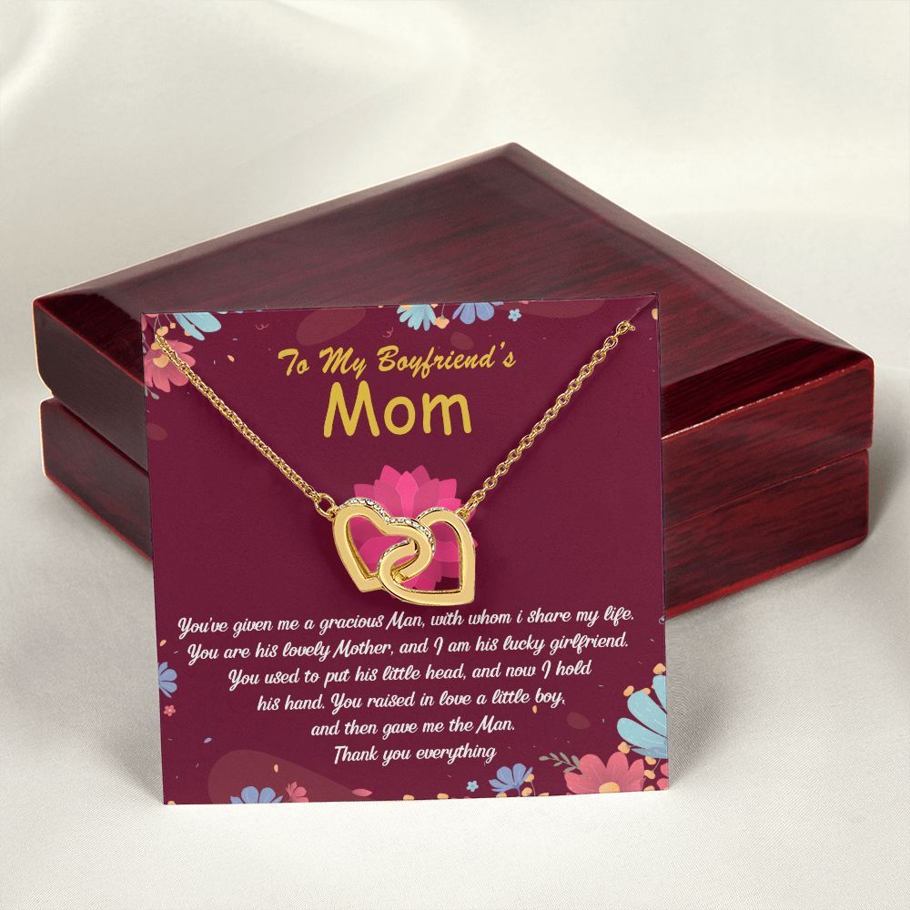 To My Boyfriend Mom Gift Necklace for Boyfriends Mom Gift Mother in Law Jewelry Gift Birthday Gift For Boyfriend's Mom Gift for Boyfriends Mom Gift for Boyfriend's Mom