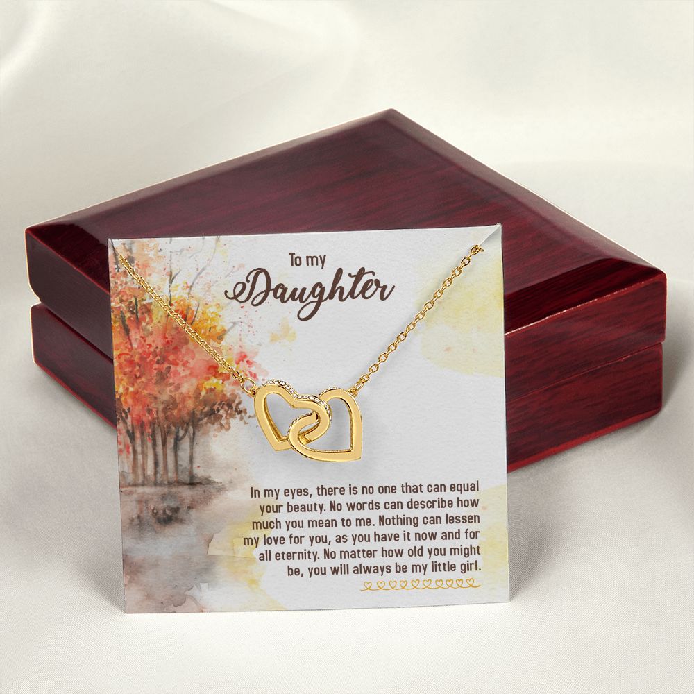 To My Daughter Necklace Gift from Mom, Mother and Daughter Jewelry Necklace for Girls, Mother Daughter Gift Ideas, Jewelry Pendant Necklace