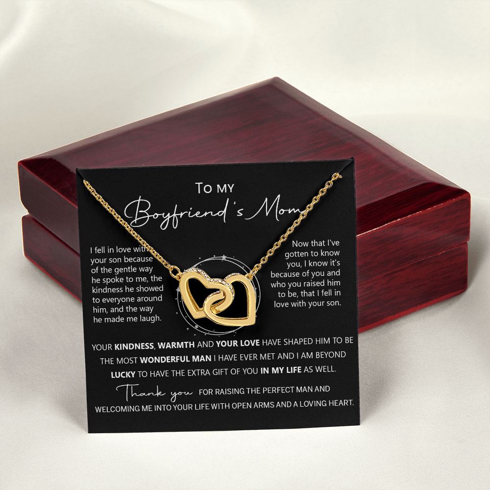 To My Boyfriend Mom Gift Necklace for Boyfriends Mom Gift Mother in Law Jewelry Gift Birthday Gift For Boyfriend's Mom Gift for Boyfriends Mom Gift for Boyfriend's Mom