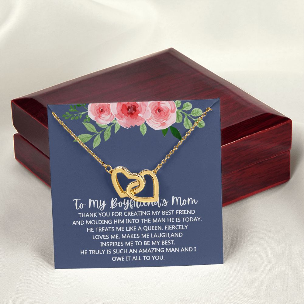 To My Boyfriend Mom Gift Necklace for Boyfriends Mom Gift Mother in Law Jewelry Gift Birthday Gift For Boyfriend's Mom Gift for Boyfriend Mom Gift for Boyfriend's Mom