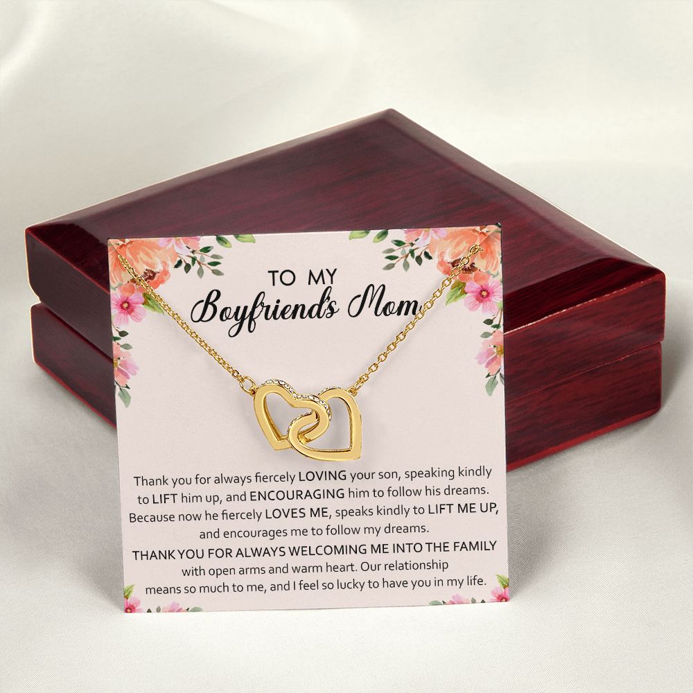 To My Boyfriend Mom Gift Necklace for Boyfriends Mom Gift Mother in Law Jewelry Gift Birthday Gift For Boyfriend's Mom Gift for Boyfriend Mom Gift for Boyfriend's Mom