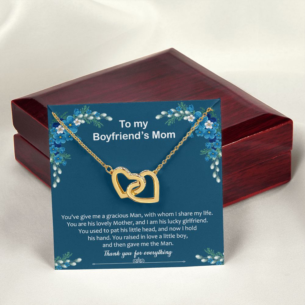 To My Boyfriend Mom Gift Necklace for Boyfriends Mom Gift Mother in Law Jewelry Gift Birthday Gift For Boyfriend's Mom Gift for Boyfriends Mom Gift for Boyfriend's Mom