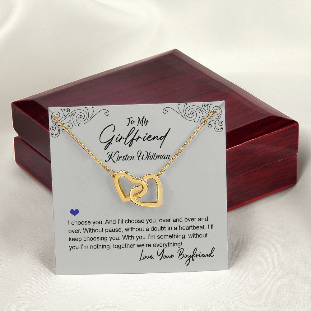 To My Girlfriend Necklace from Boyfriend To My Future Wife Necklace Jewelry For Girlfriend Gift For Girlfriend Gift for Her Romantic Birthday Valentines Day Gift For Girlfriend Gifts Necklaces