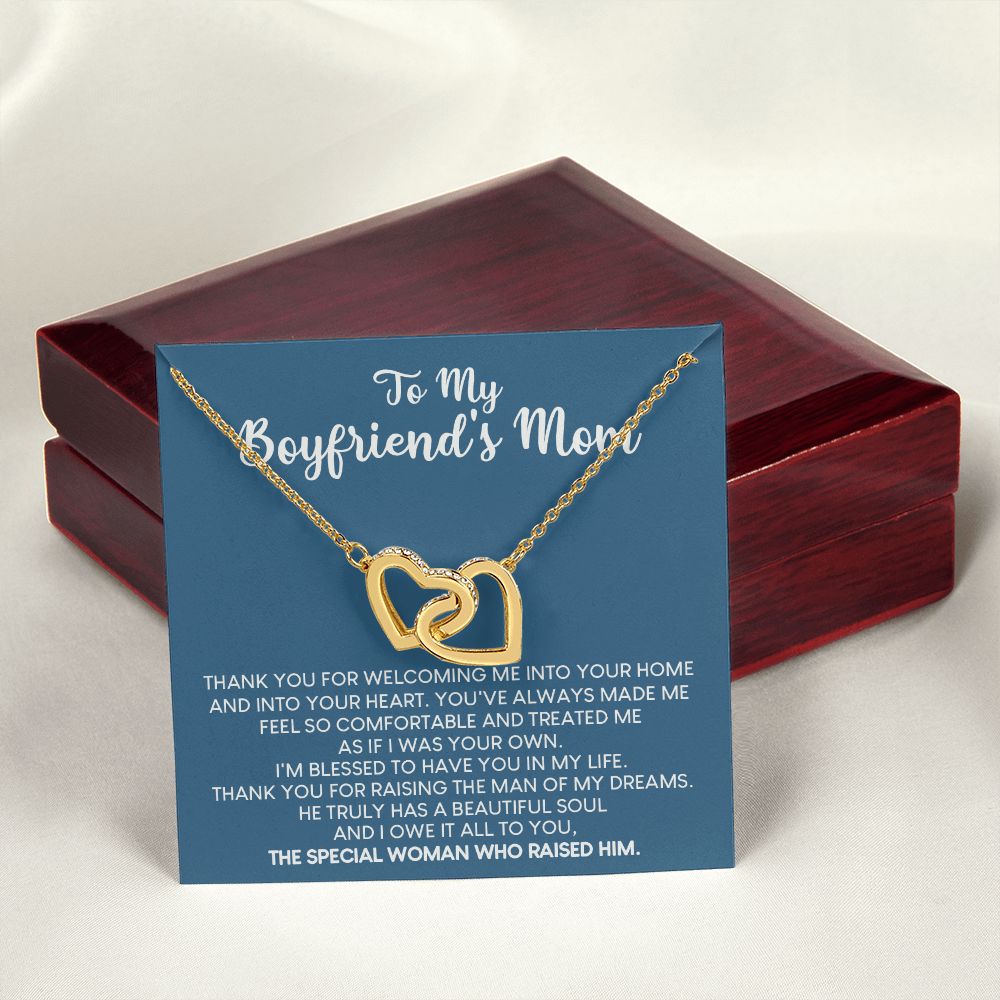 To My Boyfriend Mom Gift Necklace for Boyfriends Mom Gift Mother in Law Jewelry Gift Birthday Gift For Boyfriend's Mom Gift for Boyfriends Mom Gift for Boyfriend's Mom