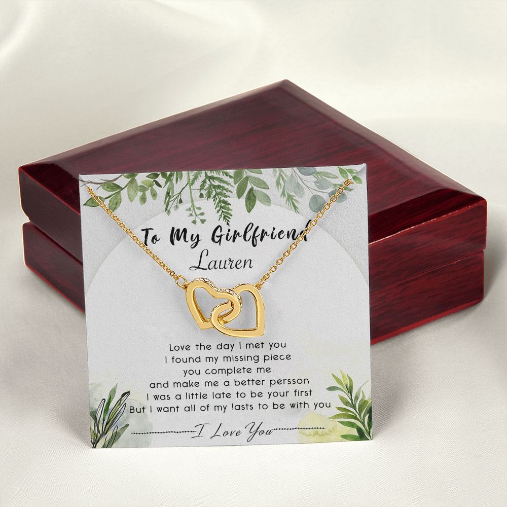 To My Girlfriend Necklace from Boyfriend To My Future Wife Necklace Jewelry For Girlfriend Gift For Girlfriend Gift for Her Romantic Birthday Valentines Day Gift For Girlfriend Gifts Necklaces