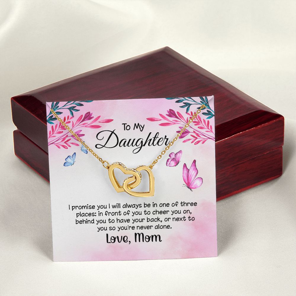 To My Daughter Necklace Gift from Mom, Mother and Daughter Jewelry Necklace for Girls, Mother Daughter Gift Ideas, Jewelry Pendant Necklace