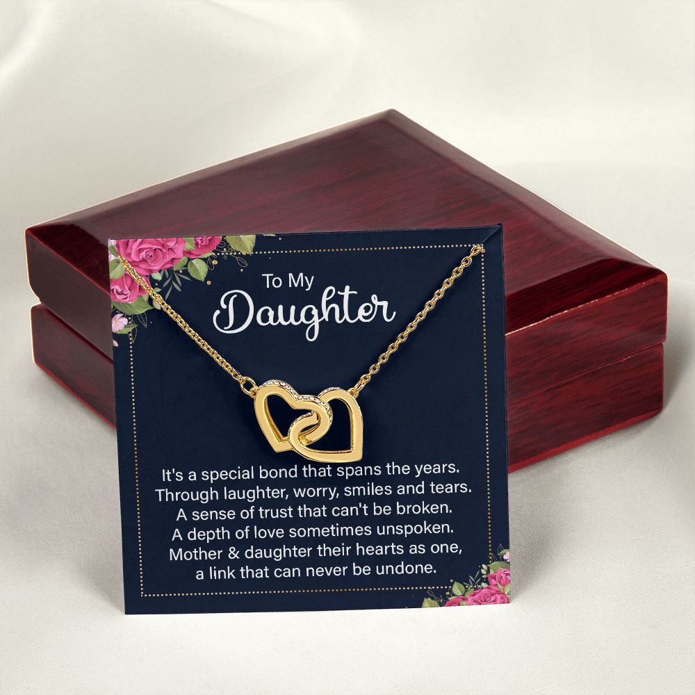 To My Daughter Necklace Gift from Mom, Mother and Daughter Jewelry Necklace for Girls, Mother Daughter Gift Ideas, Jewelry Pendant Necklace