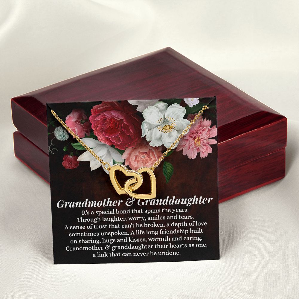 To My Grandma Necklace, Gift for Grandmother Necklace, Mothers Day Gift For Grandma Nana, Grandma Jewelry From Grandchildren GrandKids , Jewelry Box Gift For Grandma Grandmother