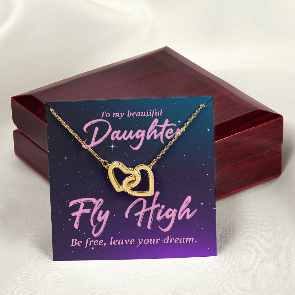 To My Daughter Necklace Gift from Mom, Mother and Daughter Jewelry Necklace for Girls, Mother Daughter Gift Ideas, Jewelry Pendant Necklace