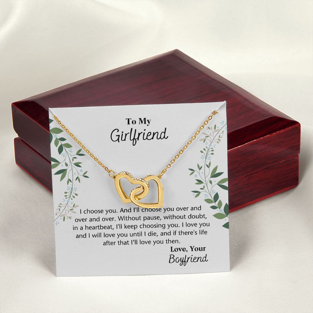 To My Girlfriend Necklace from Boyfriend To My Future Wife Necklace Jewelry For Girlfriend Gift For Girlfriend Gift for Her Romantic Birthday Valentines Day Gift For Girlfriend Gifts Necklaces