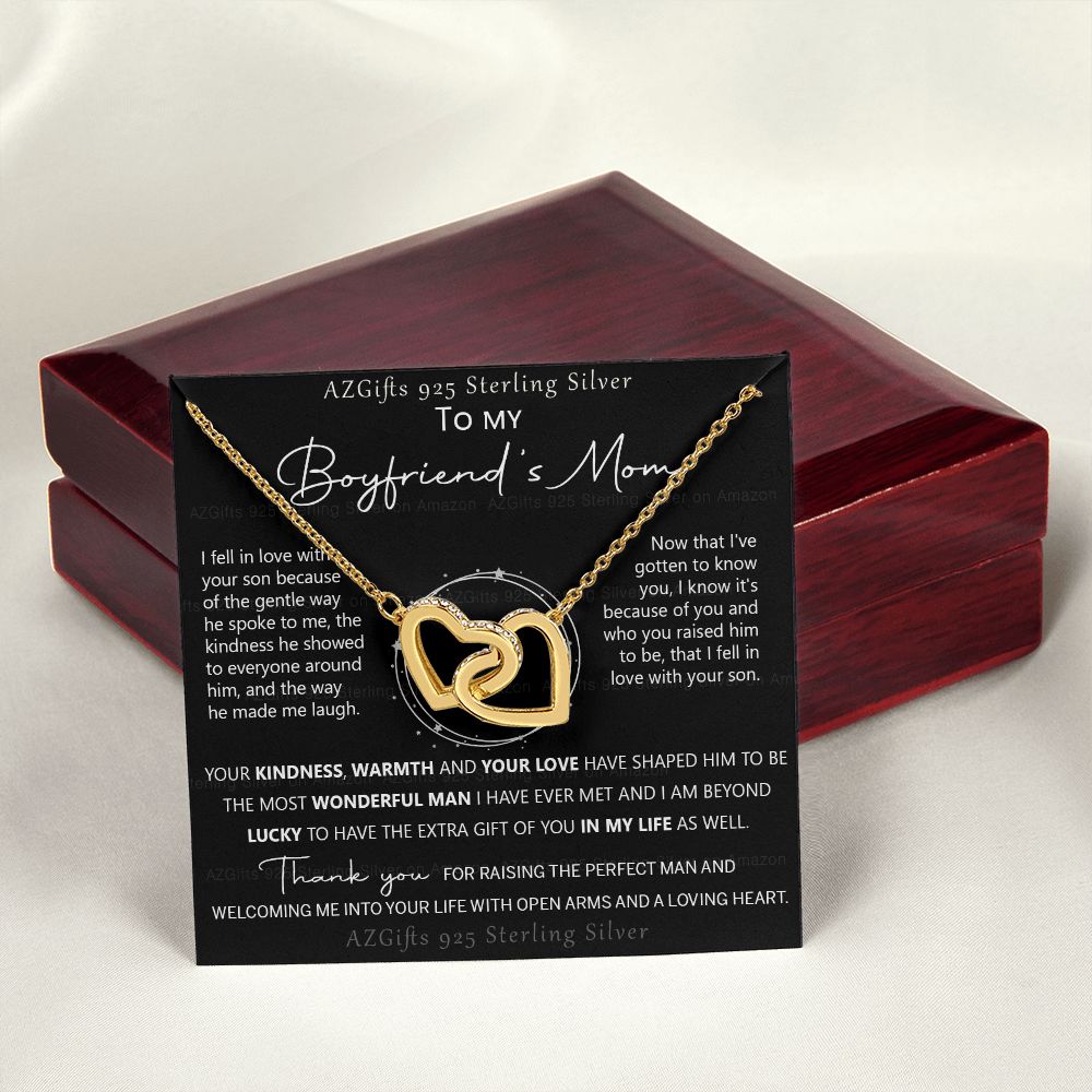 To My Boyfriend's Mom Necklace, Gift for Boyfriend's Mom, Boyfriend's Mom Gift, Boyfriends Mom Birthday Gift, Mother's Day Gift for Boyfriends Mom, Boyfriend Mom Jewelry
