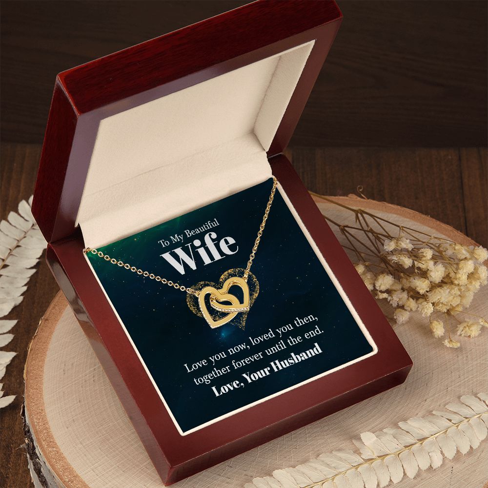 To My Beautiful Wife Necklace from Husband Gifts For Wife Birthday Gifts From Husband Necklace Valentines Day Find You Sooner Jewelry Box Pendant Personalized Custom Made Romantic Gift For My Best Wife Ever