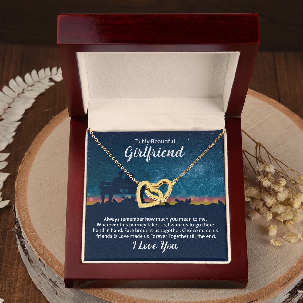 To My Girlfriend Necklace from Boyfriend To My Future Wife Necklace Jewelry For Girlfriend Gift For Girlfriend Gift for Her Romantic Birthday Valentines Day Gift For Girlfriend Gifts Necklaces