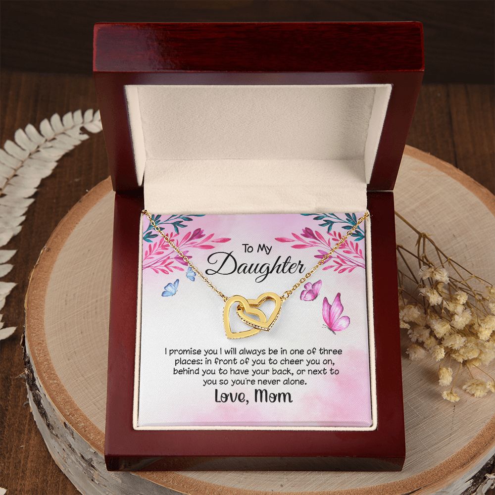 To My Daughter Necklace Gift from Mom, Mother and Daughter Jewelry Necklace for Girls, Mother Daughter Gift Ideas, Jewelry Pendant Necklace
