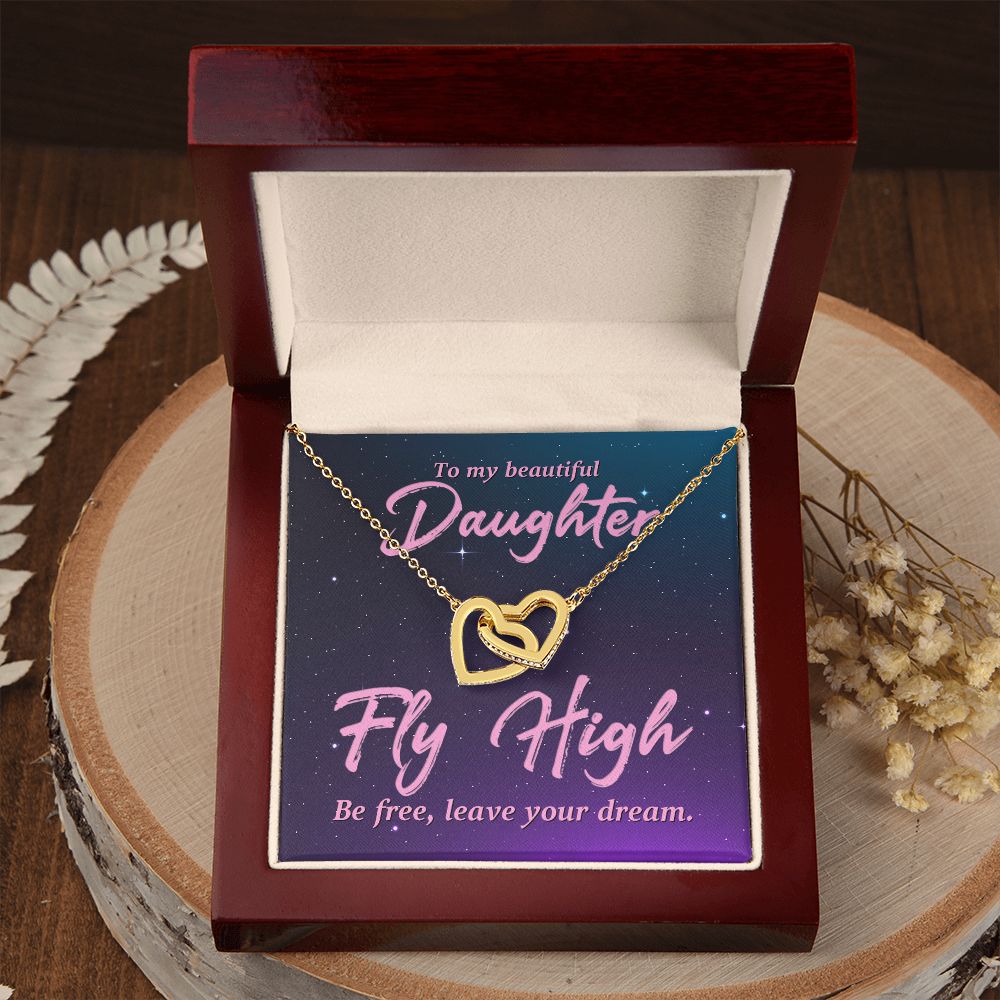 To My Daughter Necklace Gift from Mom, Mother and Daughter Jewelry Necklace for Girls, Mother Daughter Gift Ideas, Jewelry Pendant Necklace